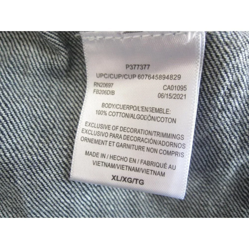 Dickies Men Indie Carpenter Baggy Leg Indigo Bib Denim Overalls (MP448)